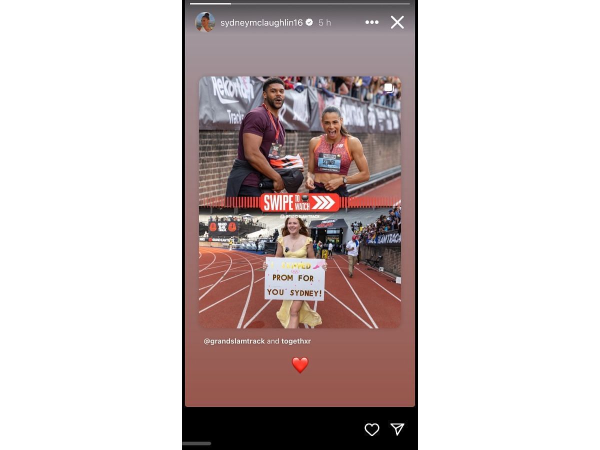 McLaughlin-Levrone’s Instagram/@sydneymclaughlin16